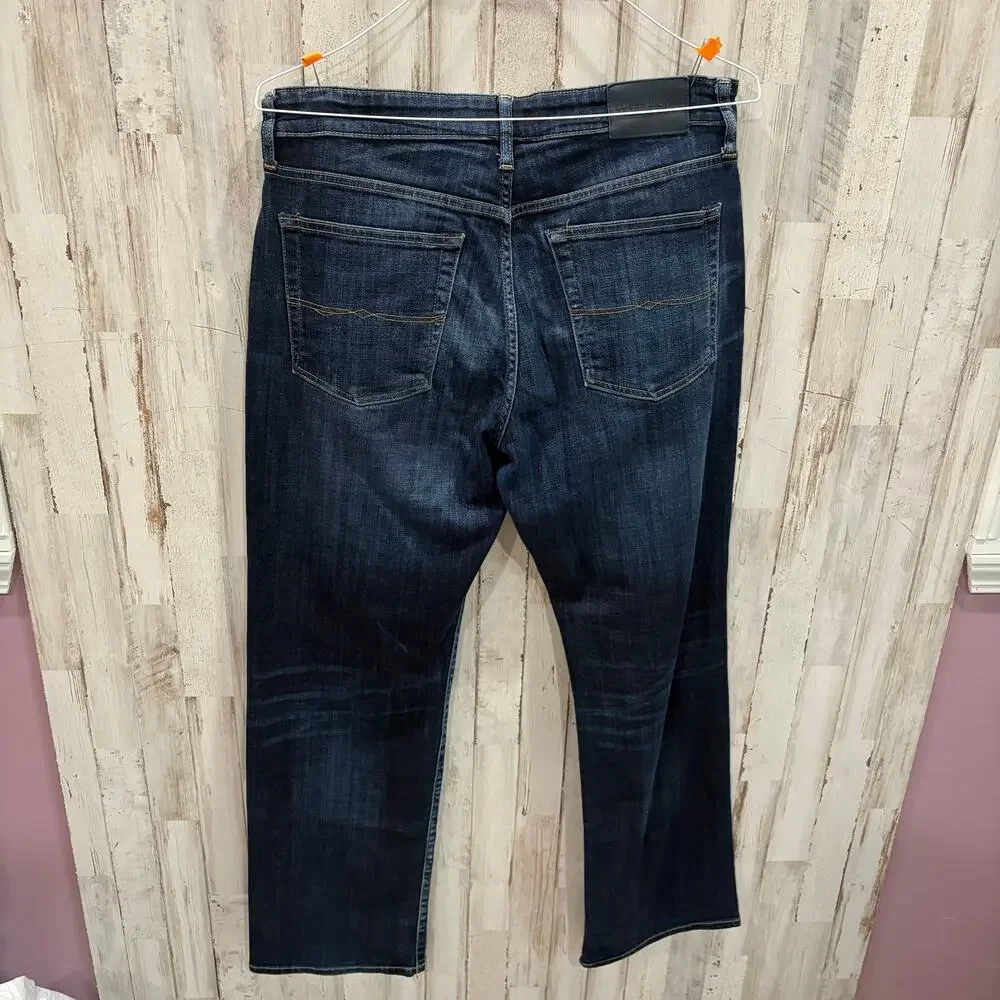 Lucky Brand 181 Relaxed Straight Fit Dark Wash Jeans Men’s 33X32